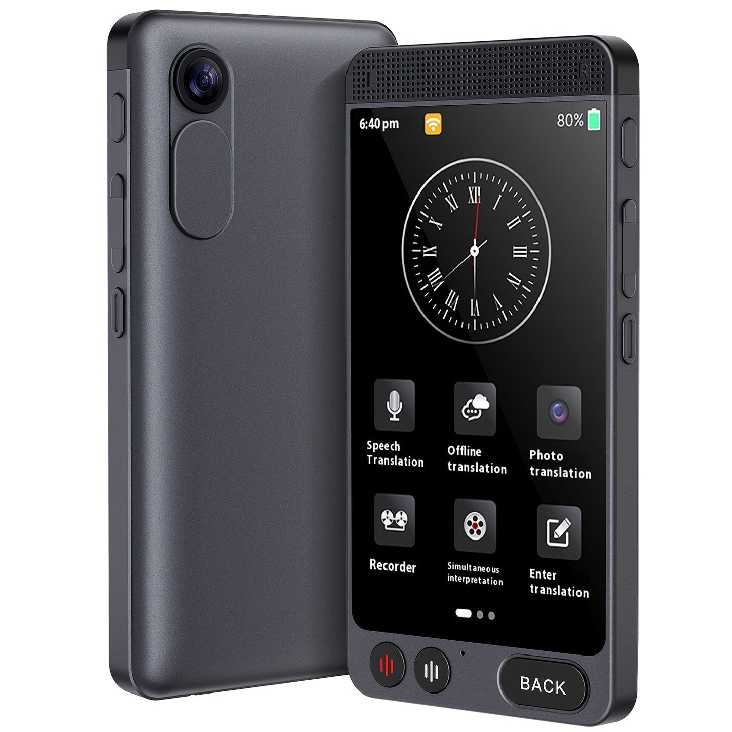 Language Translator Device, 142 Languages, HD Screen TJR8M5D