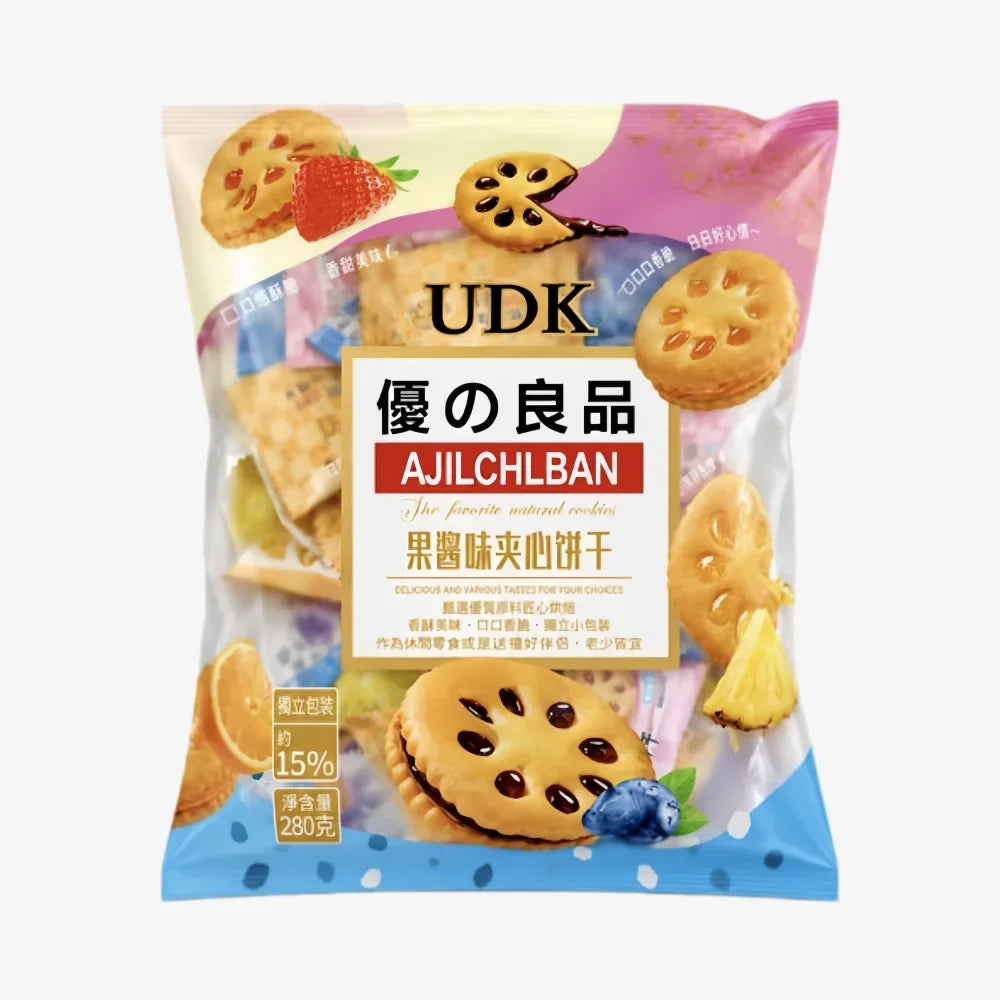 UDK Jam Sandwich Biscuits (Assorted Flavor) 280g