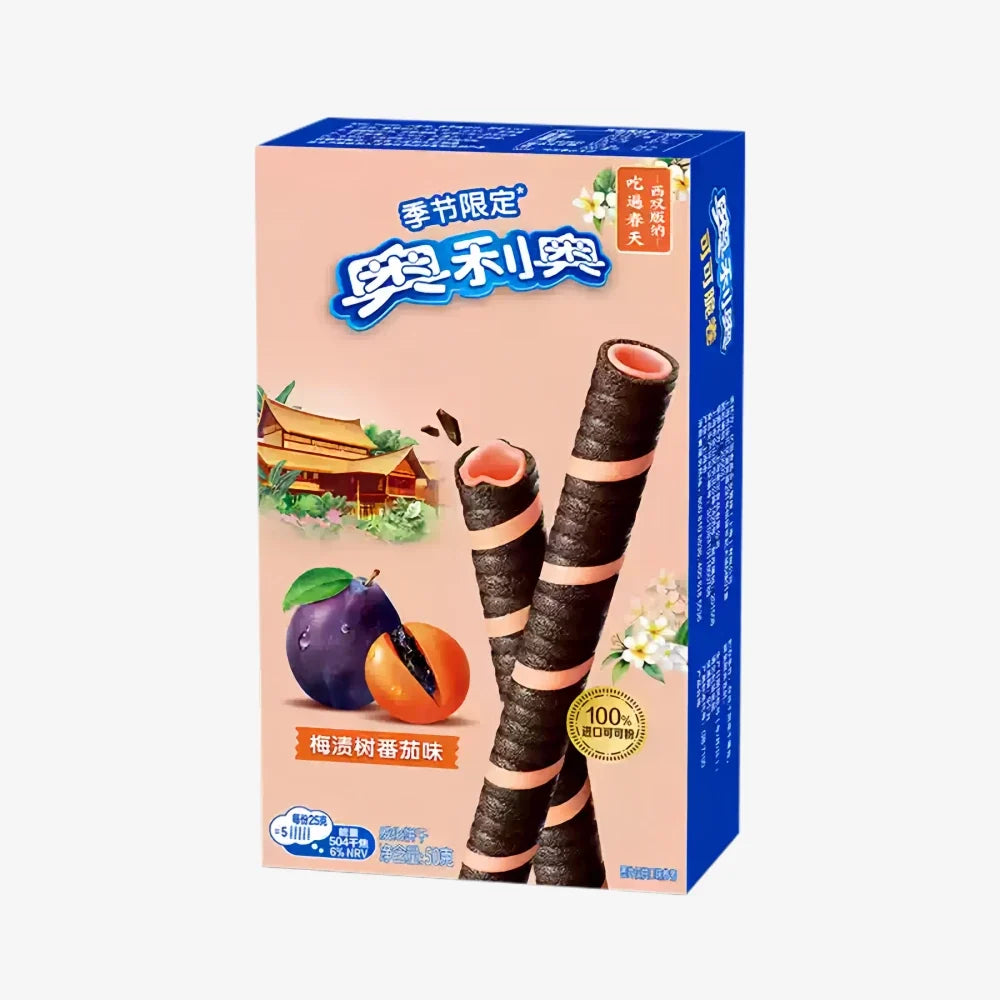 OREO Cocoa Crisps Roll Plum Tomato Flavor 50g