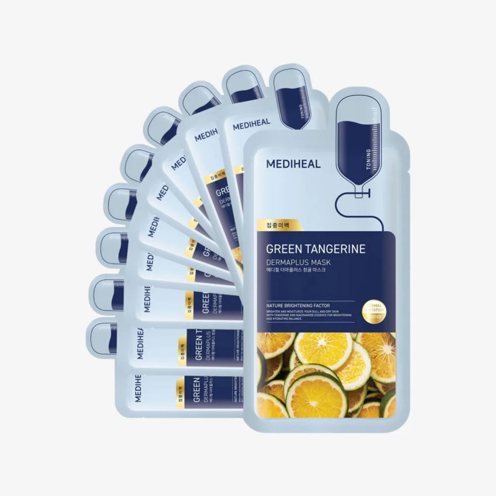 MEDIHEAL Dermaplus Green Tangerine Mask (10)