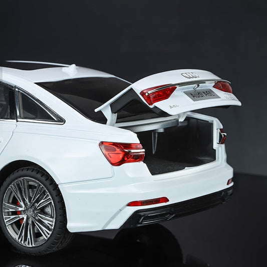 Audi A6L 118 DieCast Model Car  WhiteBlack-OSX1