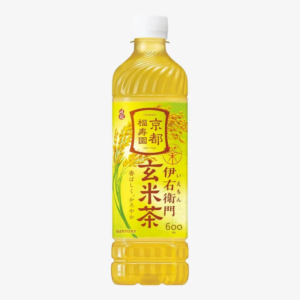 SUNTORY Iyemon Hojicha Brown Rice Tea Flavor 600ml