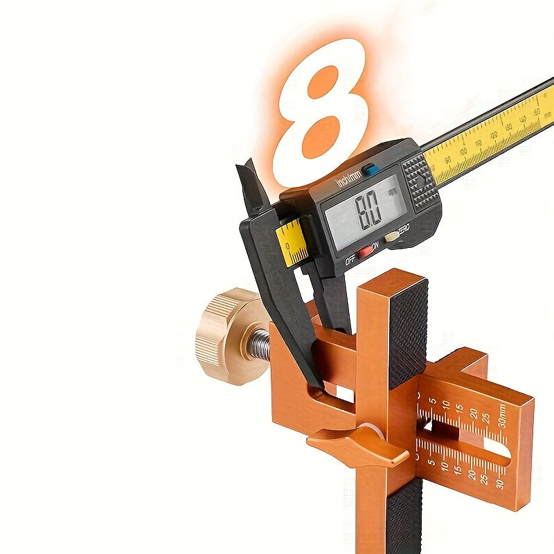 Adjustable Cabinet Door Mounting Jig, Aluminum TJR5P7N