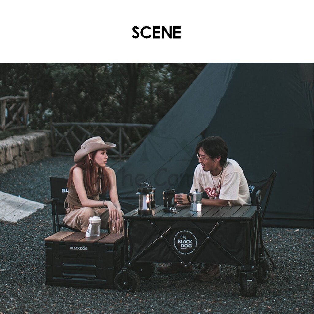 BLACKDOG Trolley Cart Tabletop Egg Roll Table Add-on Accessories Outdoor Camping Equipment