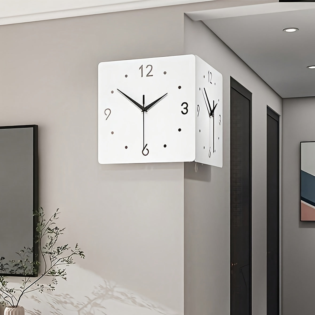 Minimalist Silent Wall Clock- HMT17SW