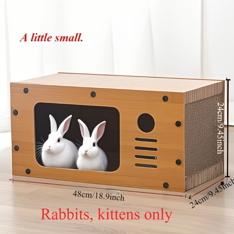 Luxury Cat Scratcher Apartment- HMT24CC