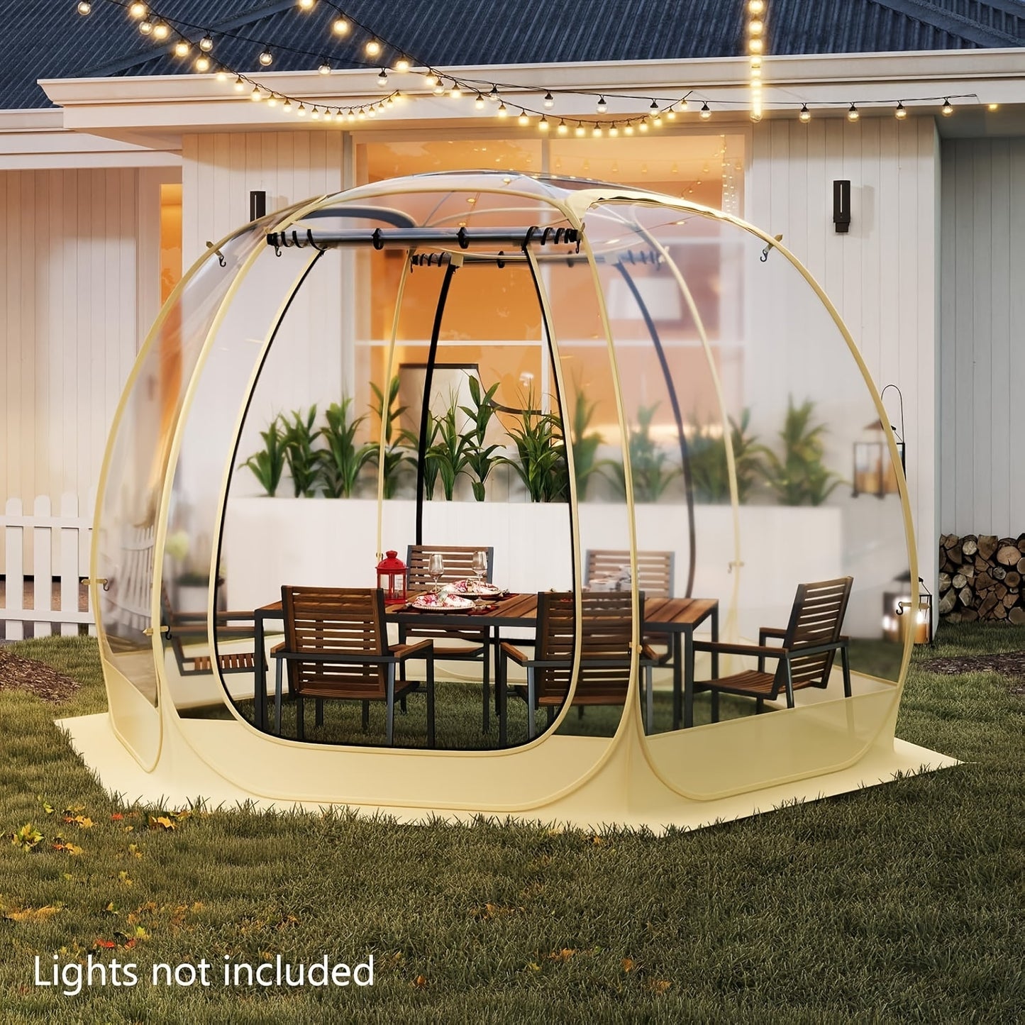 Pop Up Bubble Tent for 46 People-8XKN