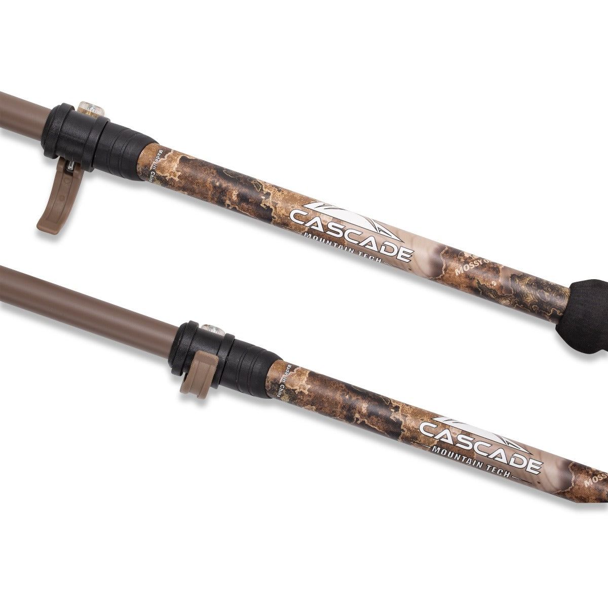 Carbon Fiber Quick Lock Trekking Poles w/ Mossy Oak Elements Contour Pattern