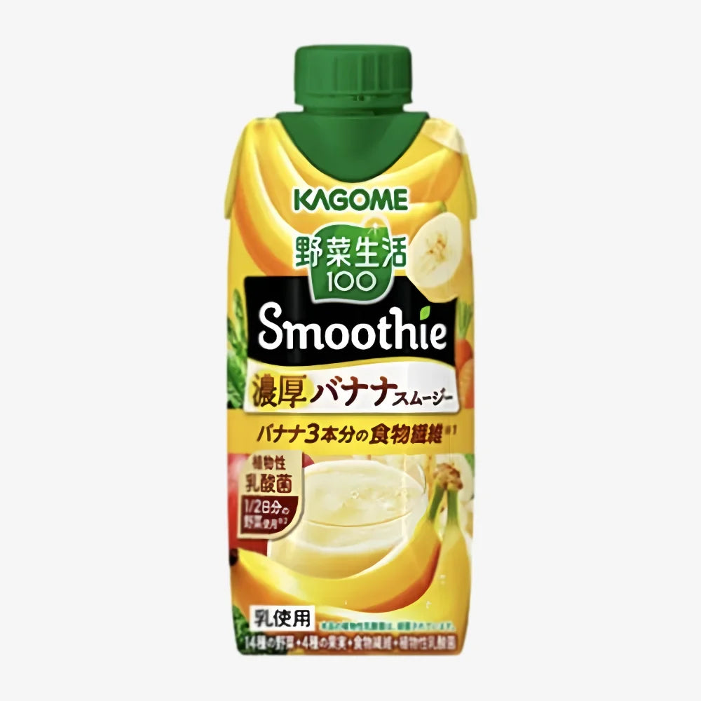 KAGOME Vegetable Life 100 Smoothie Banana Smoothie 330ml