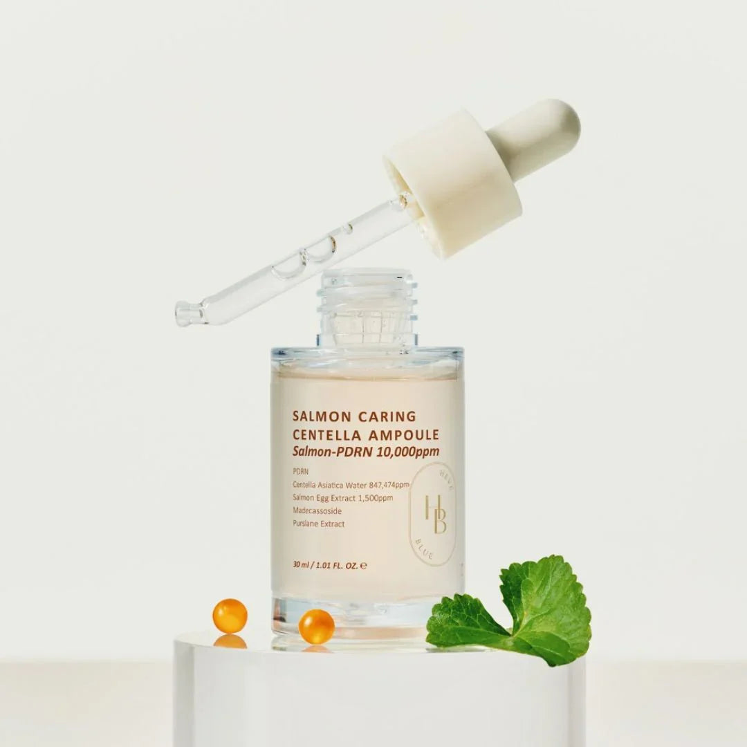 HEVEBLUE SALMON CARING CENTELLA AMPOULE 30ml