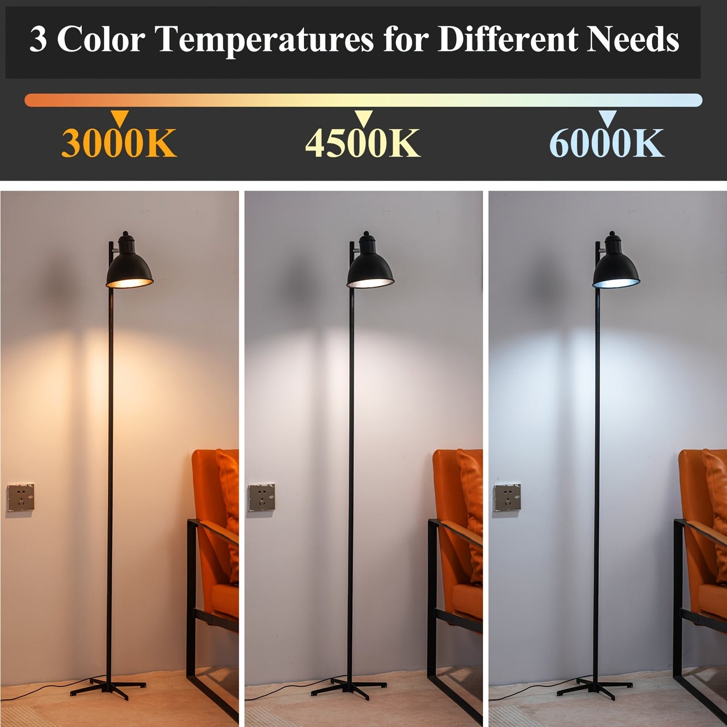 GDLUOAO 58-Inch USB Floor Lamp - DN3K