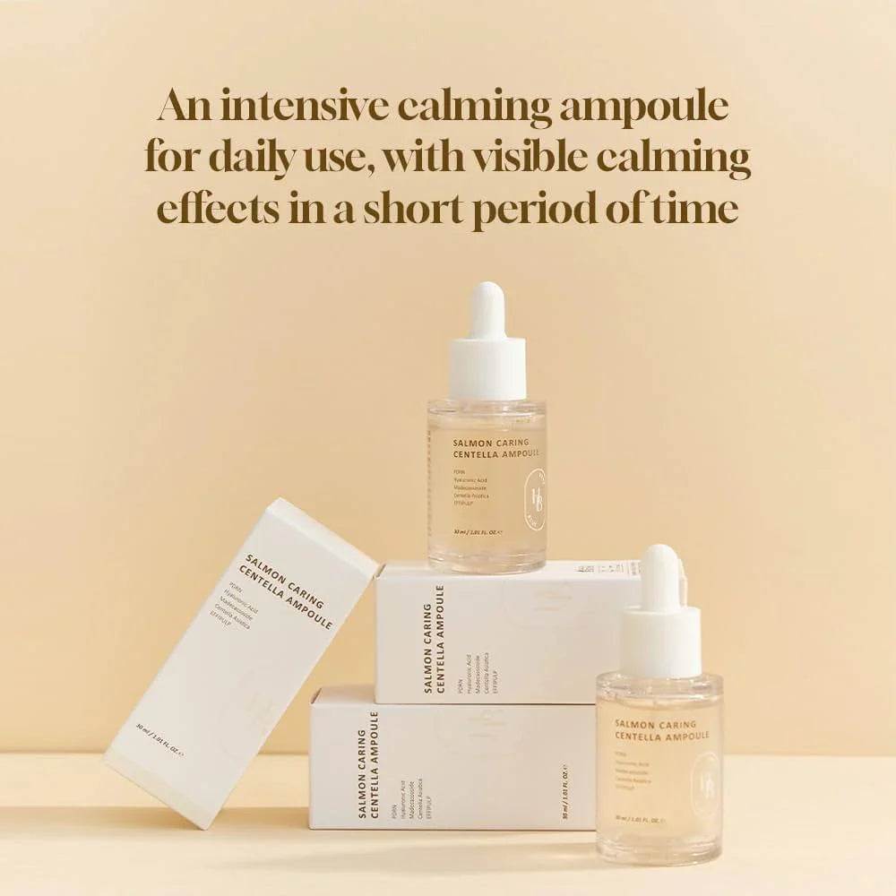 HEVEBLUE SALMON CARING CENTELLA AMPOULE 30ml
