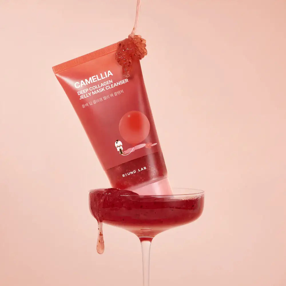 ROUND LAB CAMELLIA DEEP COLLAGEN JELLY MASK CLEANSER 150ml