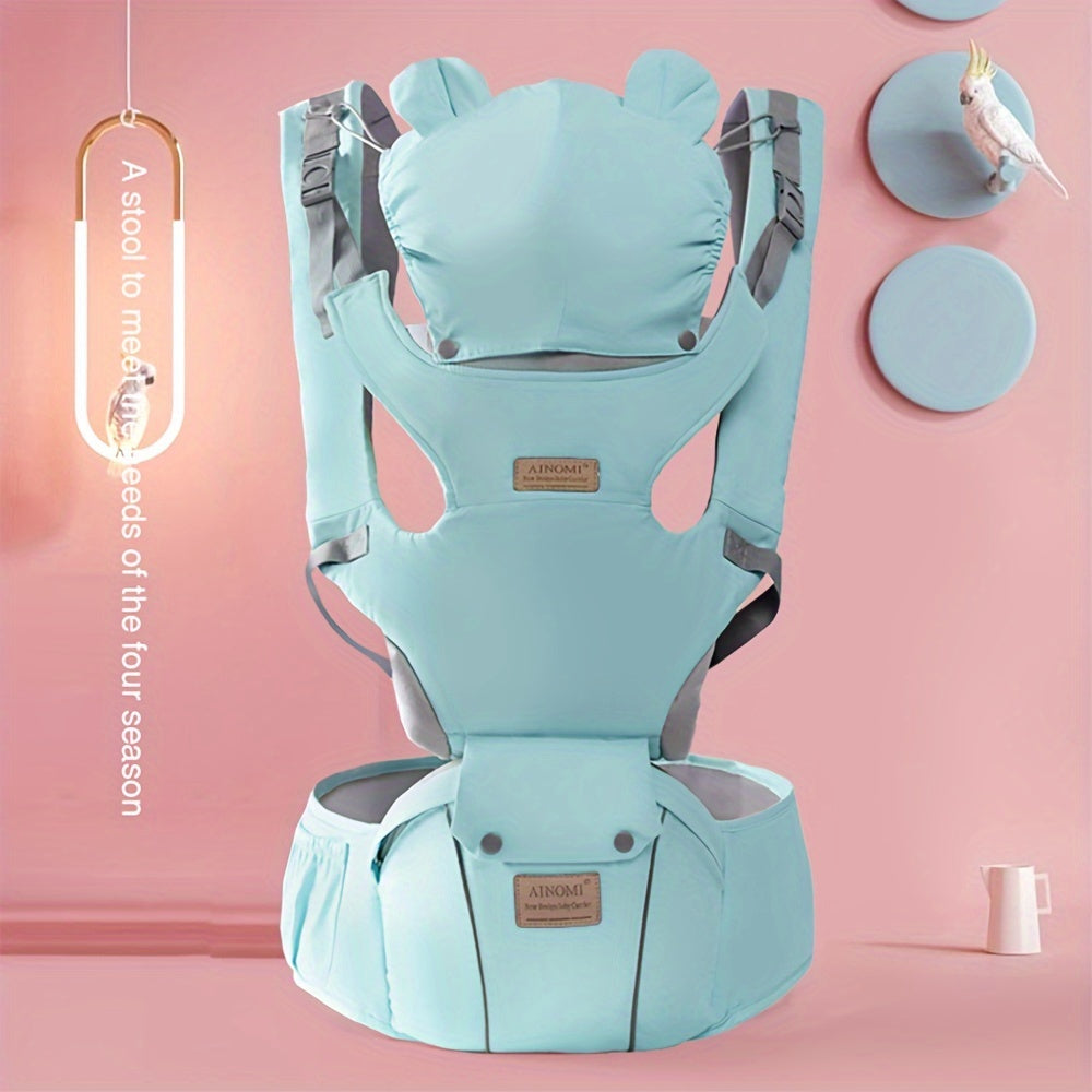 6in1 Ergonomic Baby Harness with Hip Seat Gray-TE1N