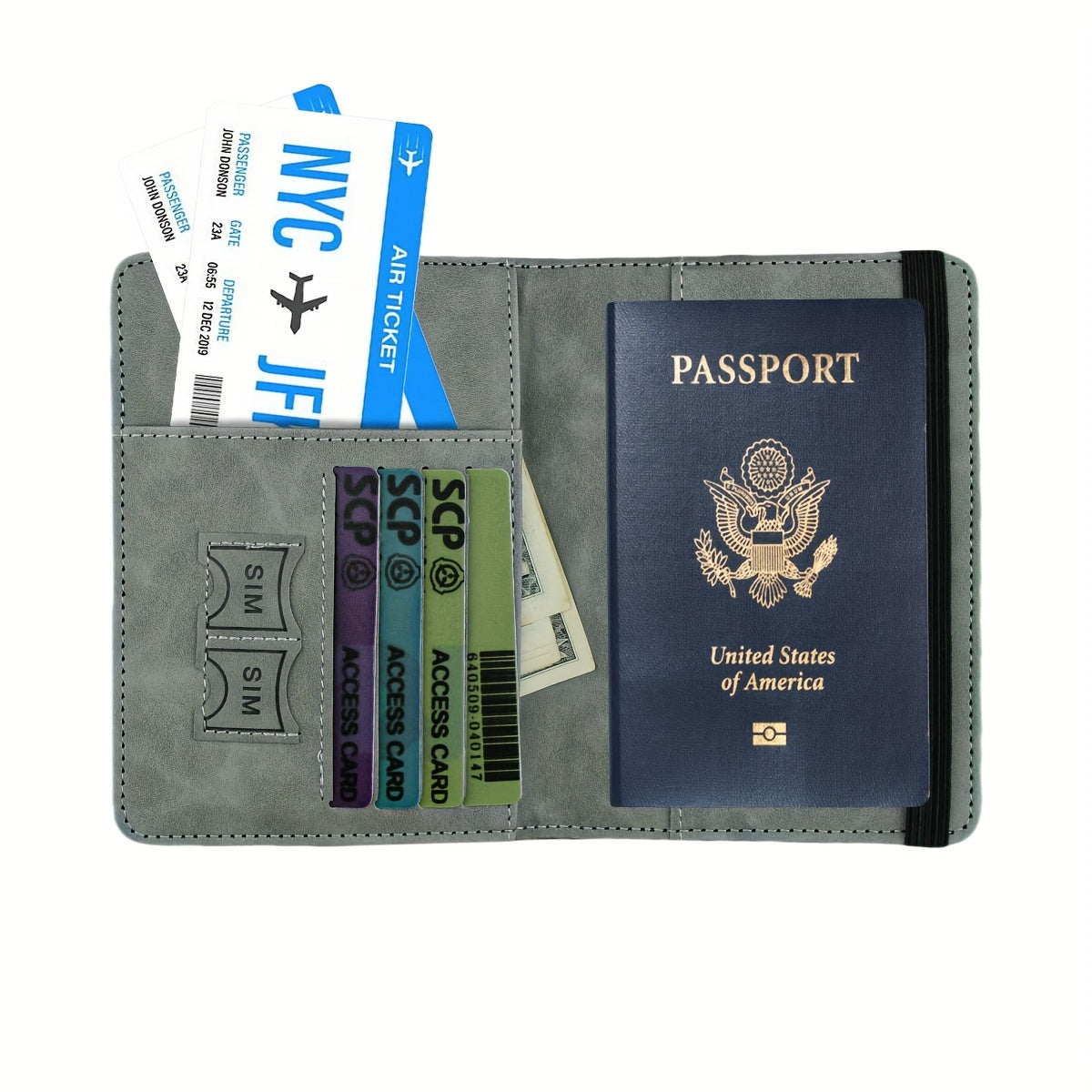RFID Passport Wallet- HMT24PS