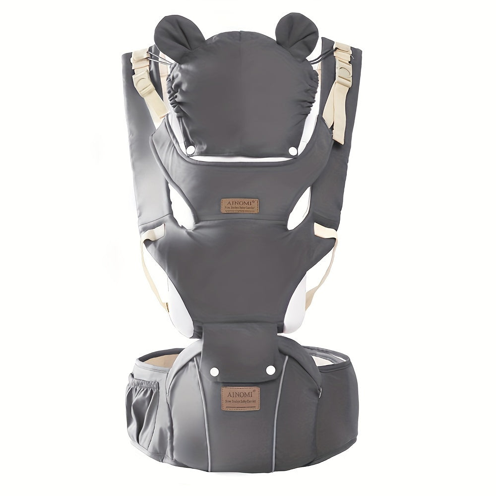 6in1 Ergonomic Baby Harness with Hip Seat Gray-TE1N