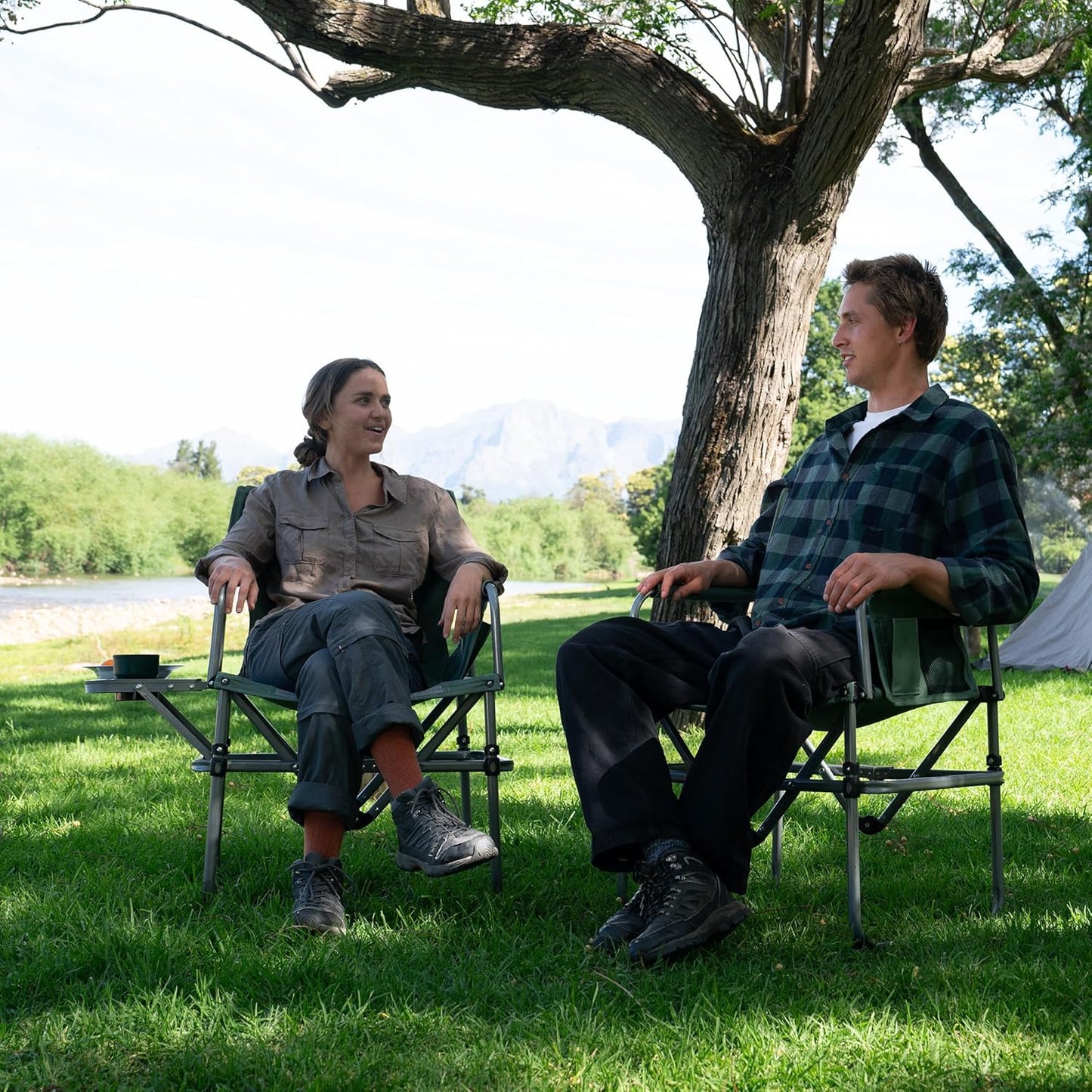 Naturehike HIGHLAND Director Chair Portable Ultralight Foldable Directors Seat up to 150kg Max Load Camping Outdoor Heavy Duty Folding Nature Hike