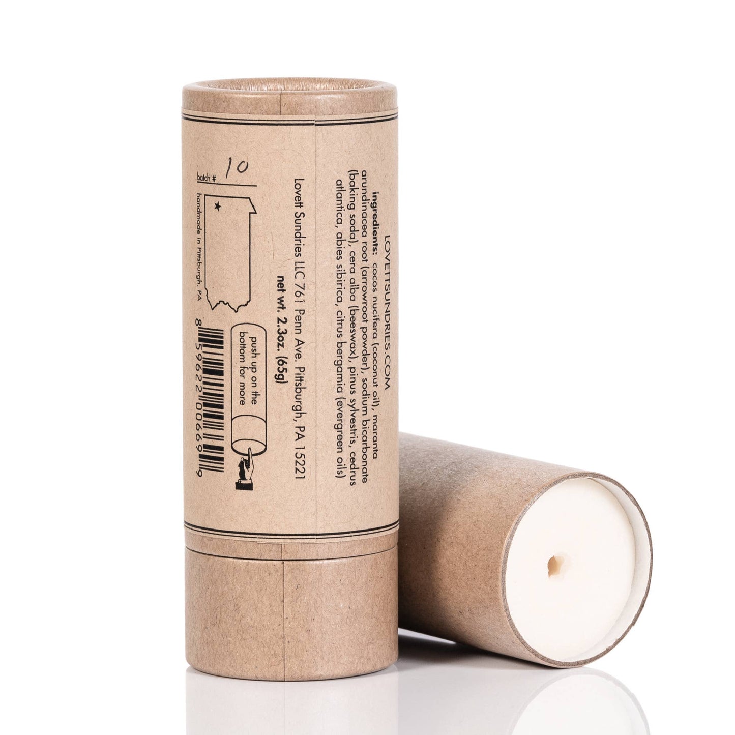 Lovett Sundries - Deodorant Stick: Evergreen