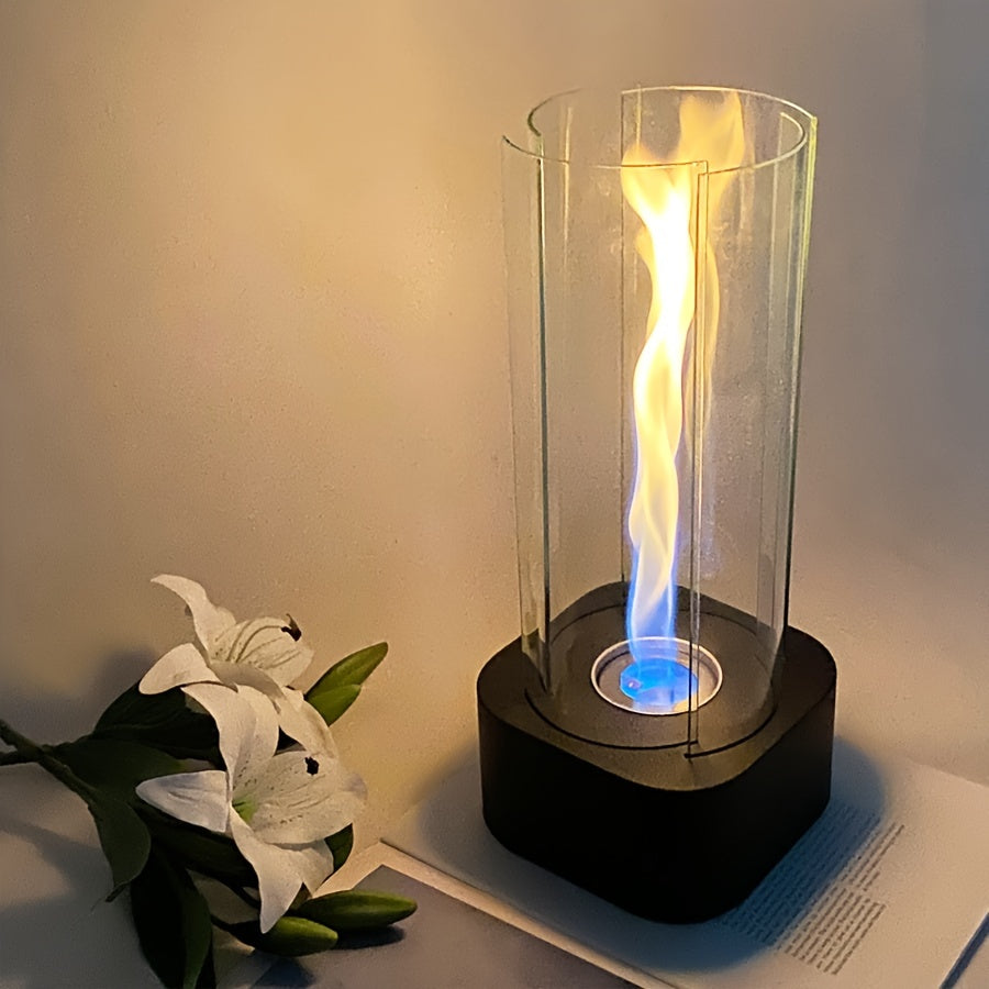 Square Swirl Tabletop Fireplace- HMT14TF