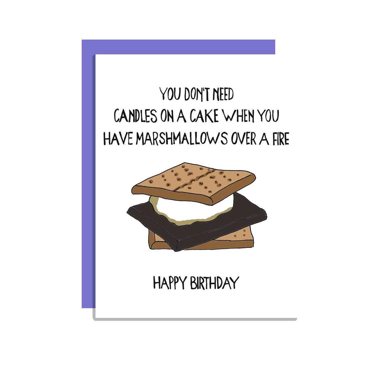 Wild Lettie - S'mores Birthday Card