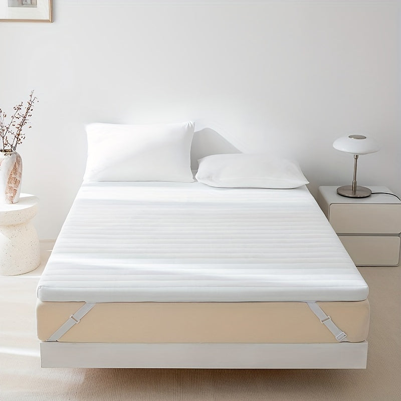 Memory Foam Mattress Topper Set with Cover - 7JG0