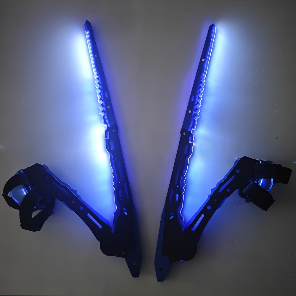 Cyberpunk LED Mantis Knife Set for Halloween & Costume Gifts TJR9Z1K