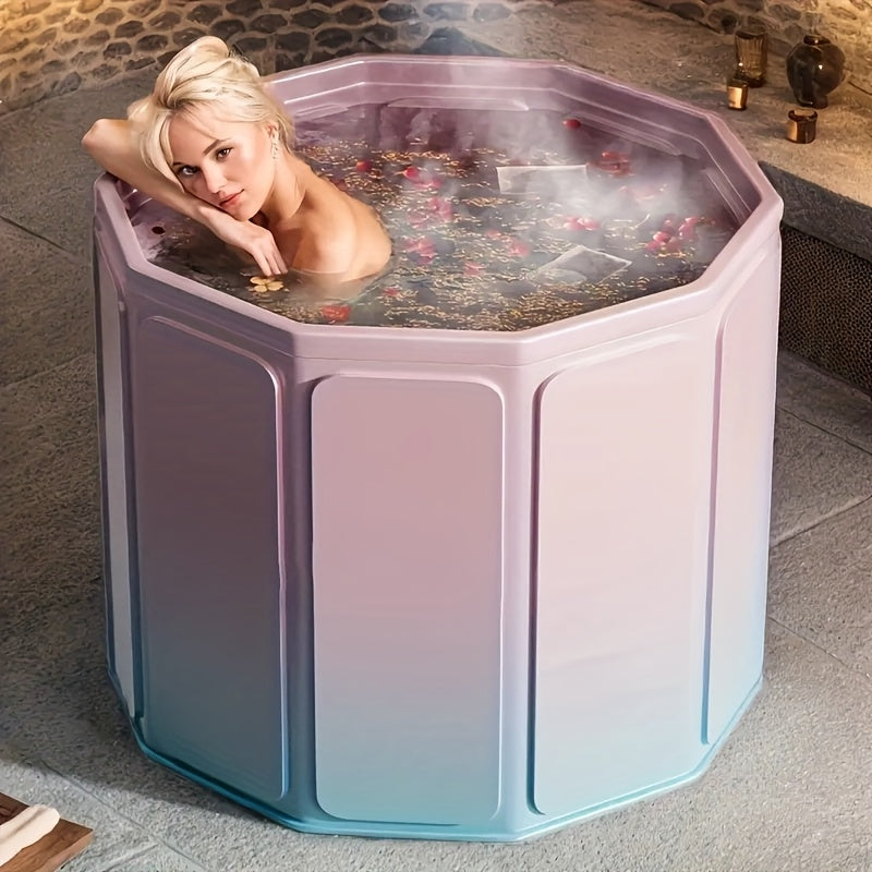 Portable Folding Bathtub for Adults, Inflatable Spa & Hot Tub TJR4P9Z