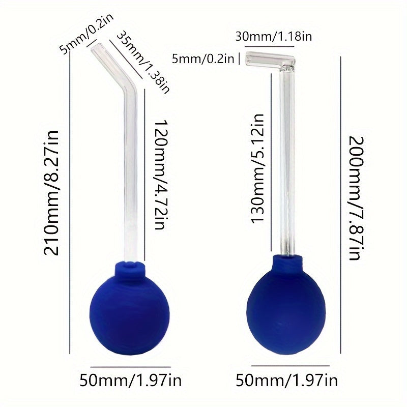 Long Glass Tube Tonsil Stone Remover with Suction Ball TJR2X9G