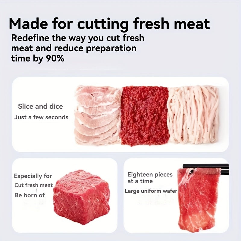 Multifunctional Fresh Meat Cutter, Kitchen Slicing Tool TJR5T1Y