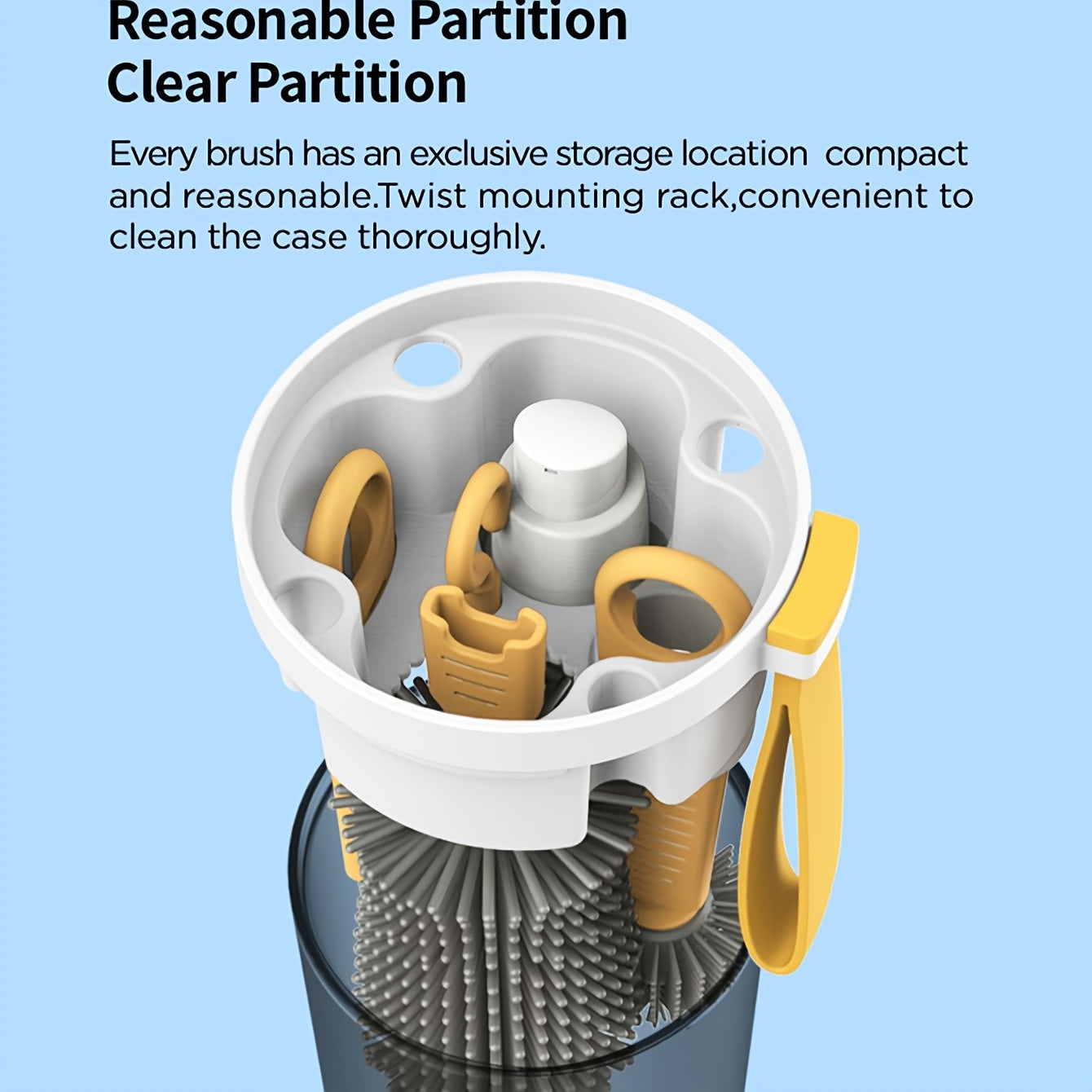 Kiuimi Portable Bottle Brush Set - APS12