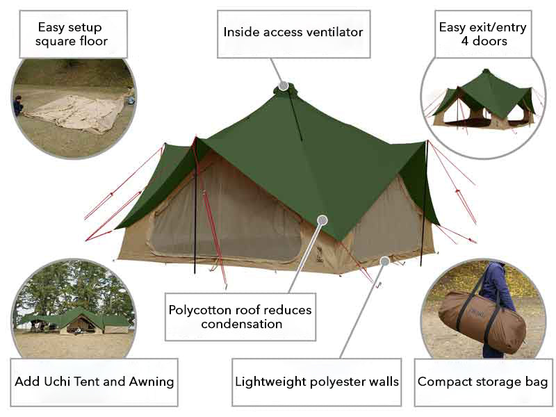 Tsuku Base Tent