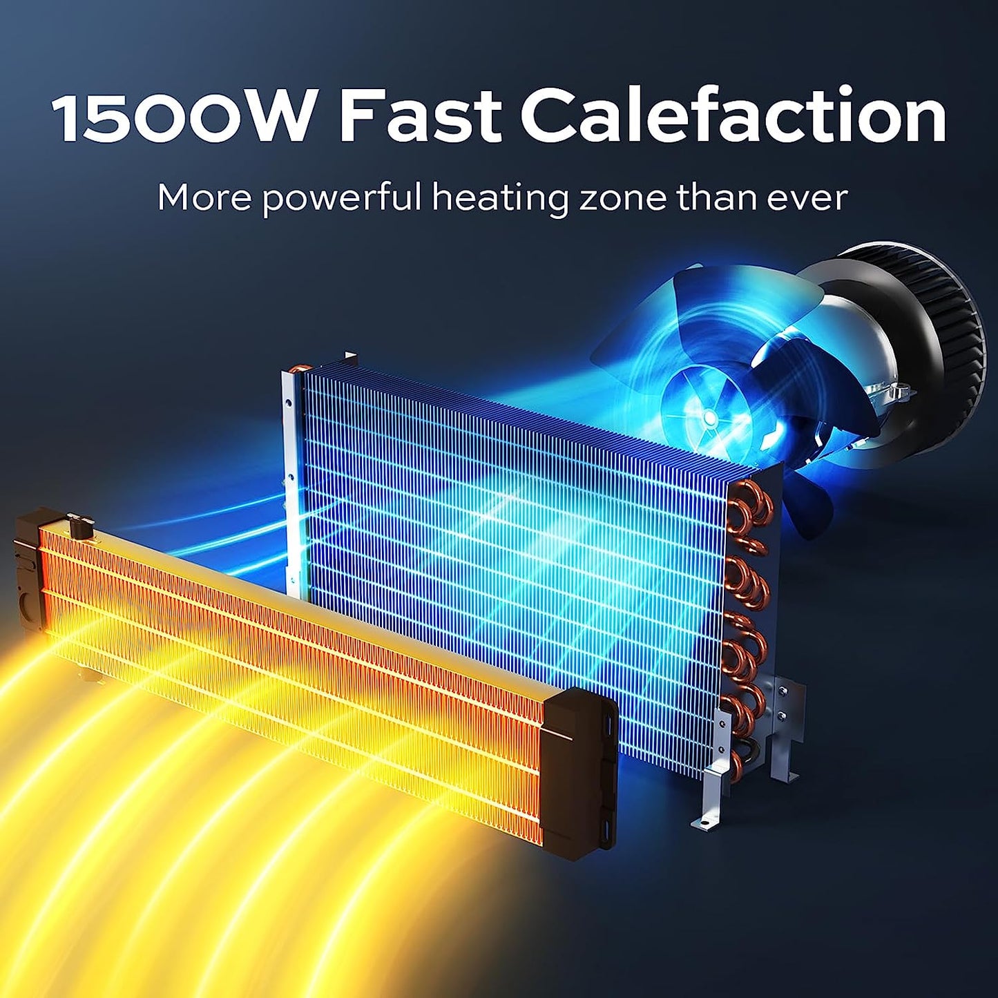 Fogatti InstaCool 15,000 BTU RV Rooftop Air Conditioner | Heat Strip | Replaceable Non-Ducted RV AC