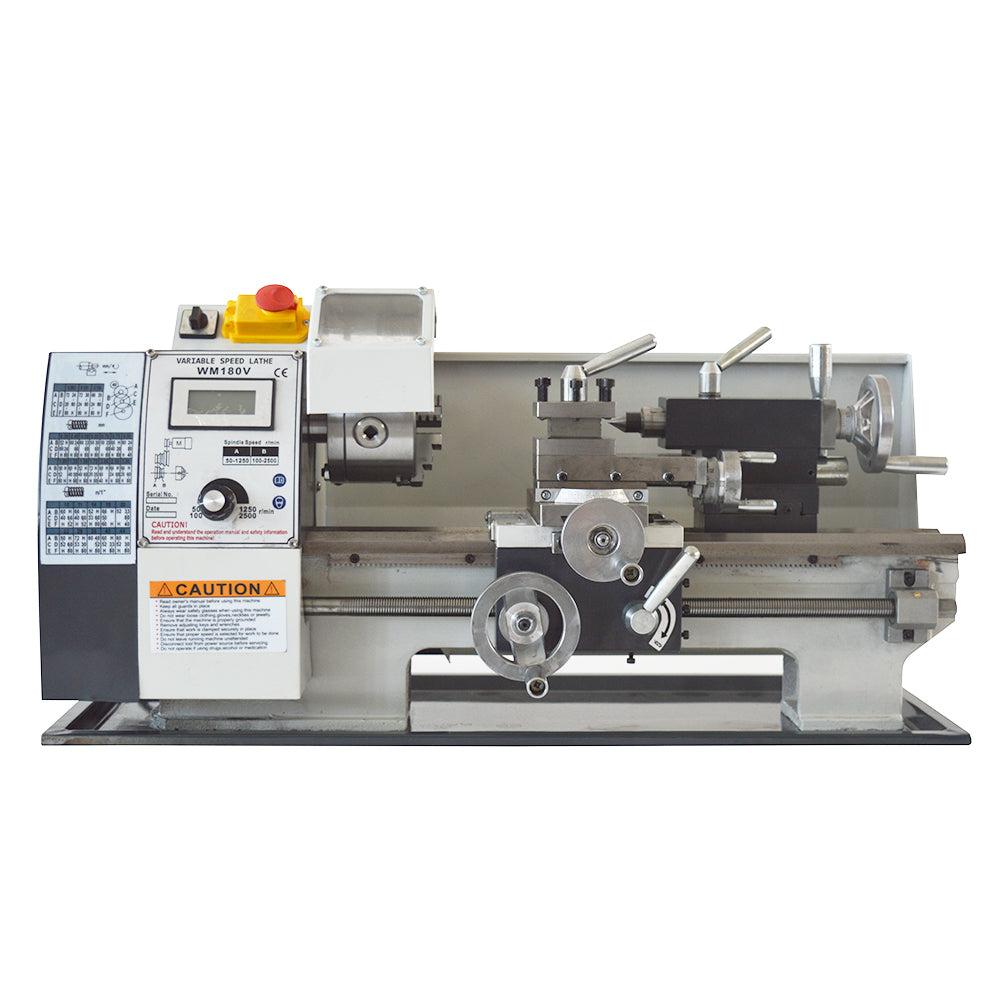 WM180V Precision Metal Bench Lathe 600W
