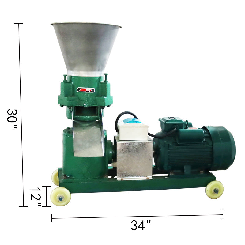 Chicken Feed Pellet Mill Machine 12MM 4.5KW