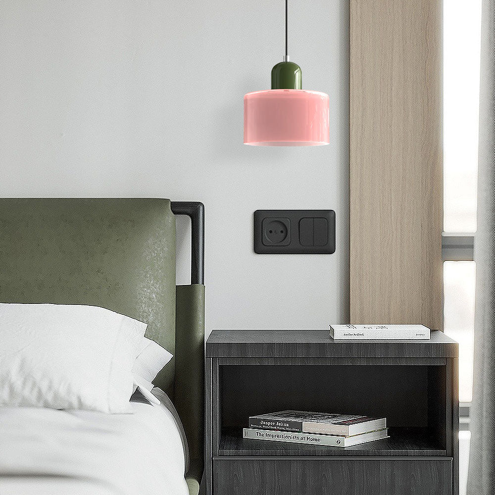 Bauhaus Glass E27 Pendant Light for Kitchen