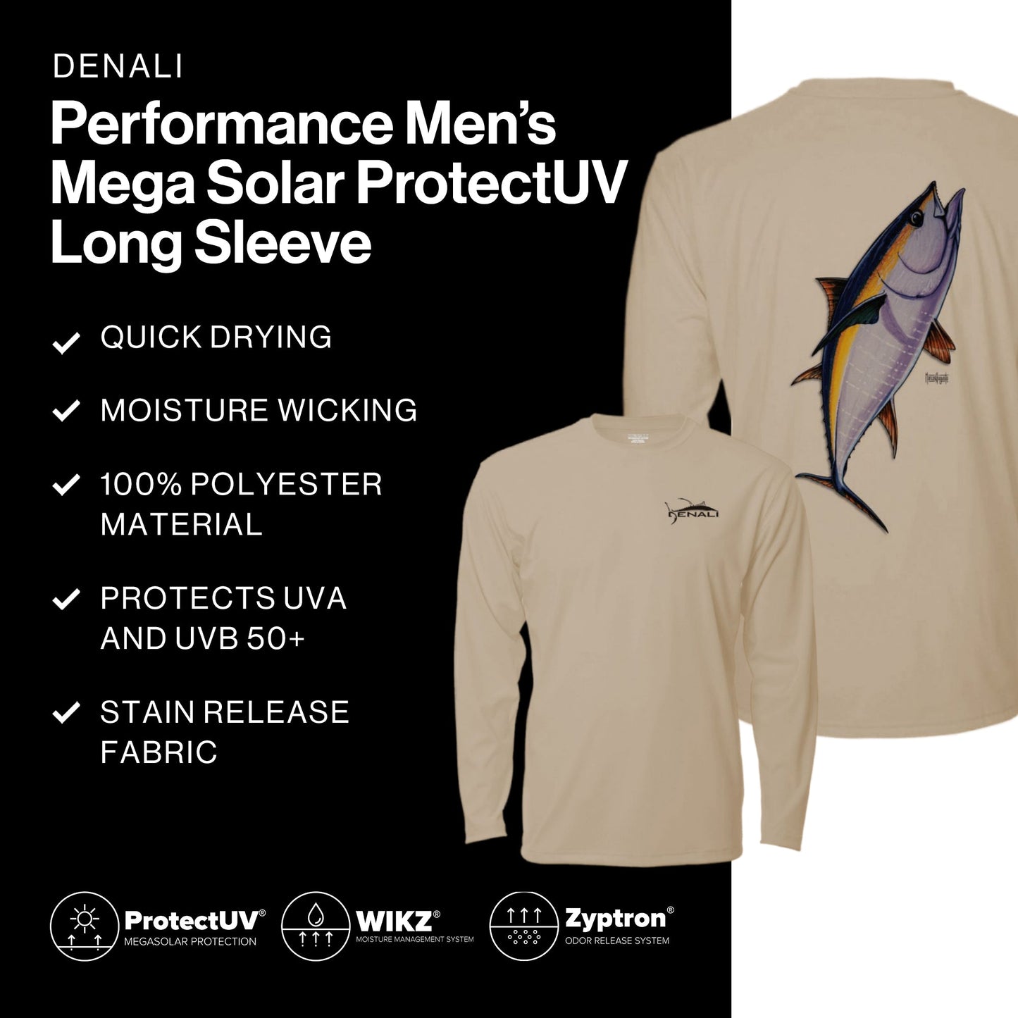 Yellowfin Tuna - Long Sleeve ProtectUV® Sun Protective Shirt