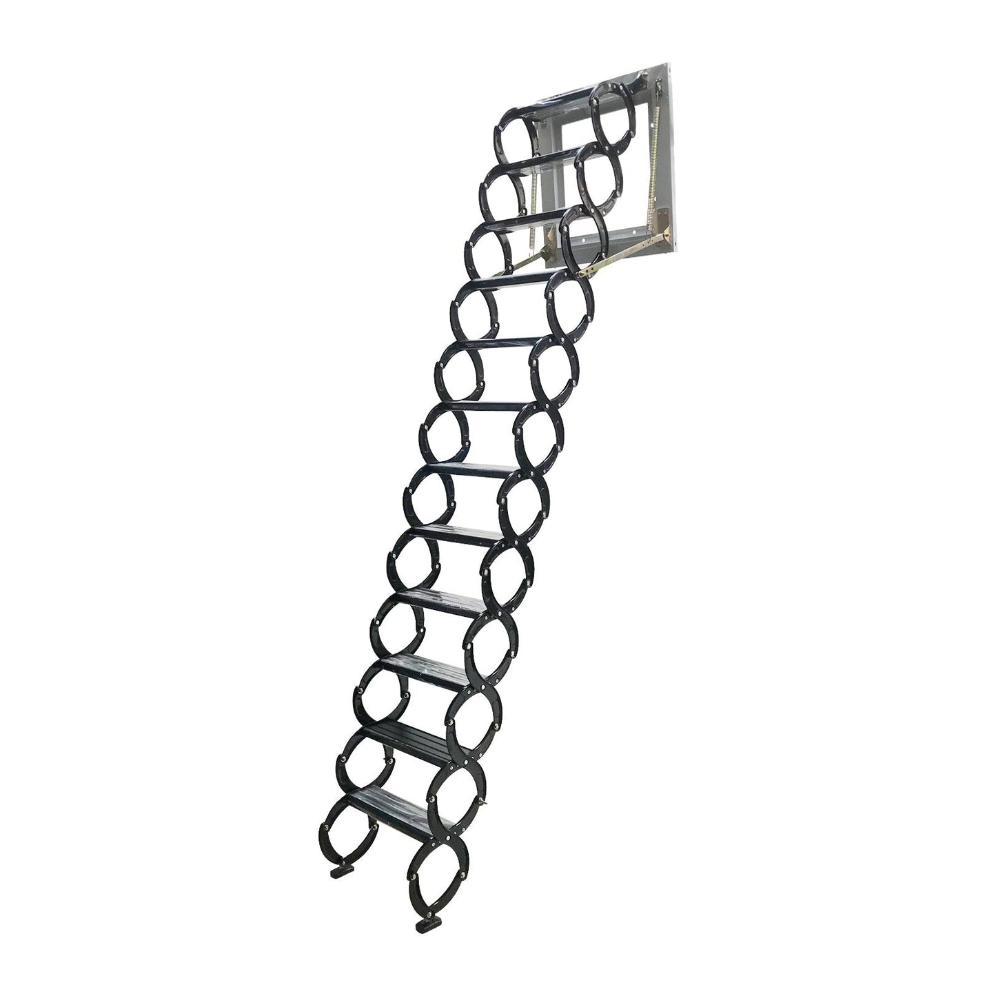 Black Loft Wall Ladder Stairs
