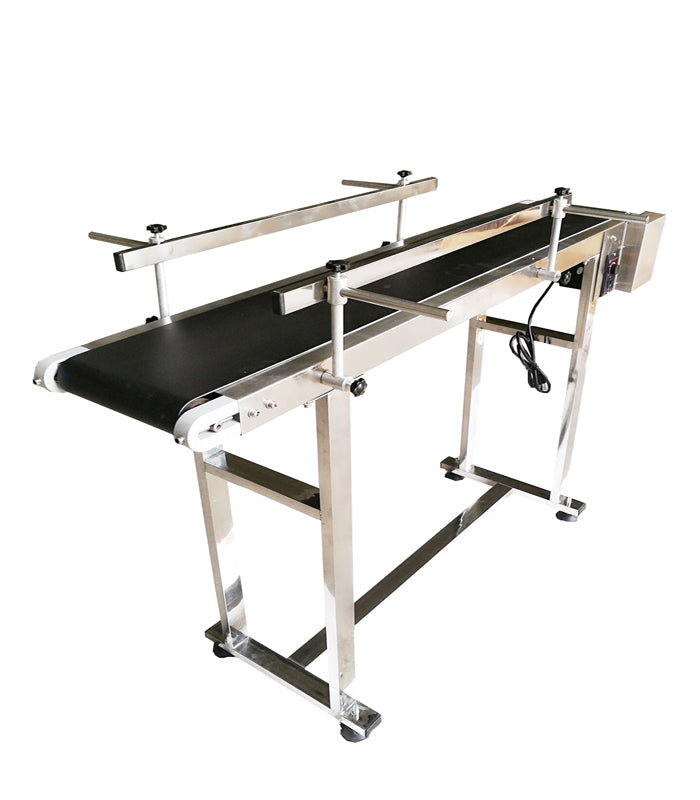 110V 1.2m PVC Conveyor Double Guardrail 20cm