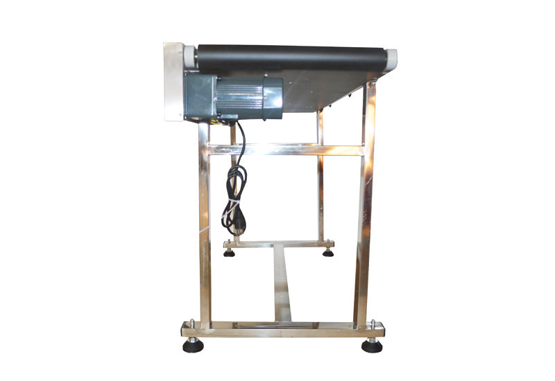 110V 1.5m PVC Conveyor Double Guardrail 40cm