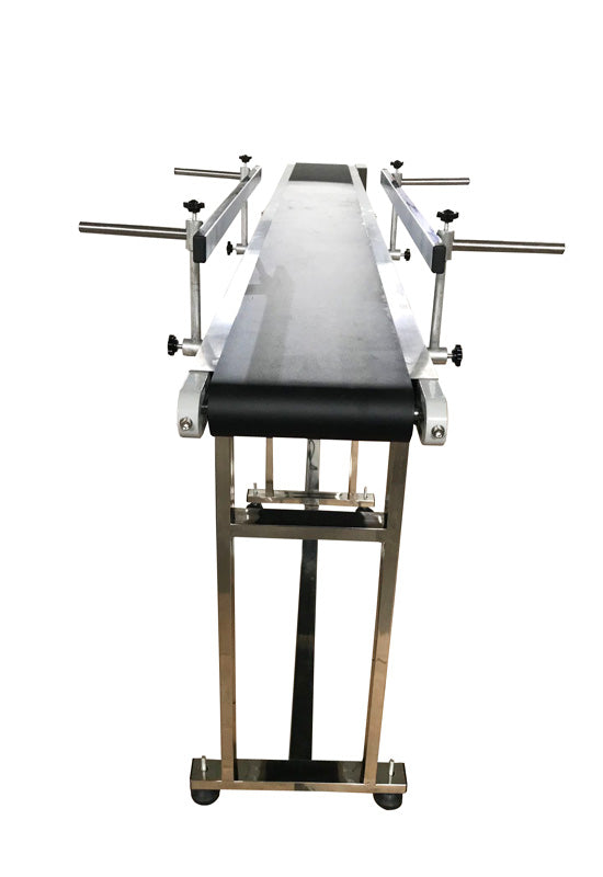 110V 2.1m PVC Conveyor Double Guardrail 20cm
