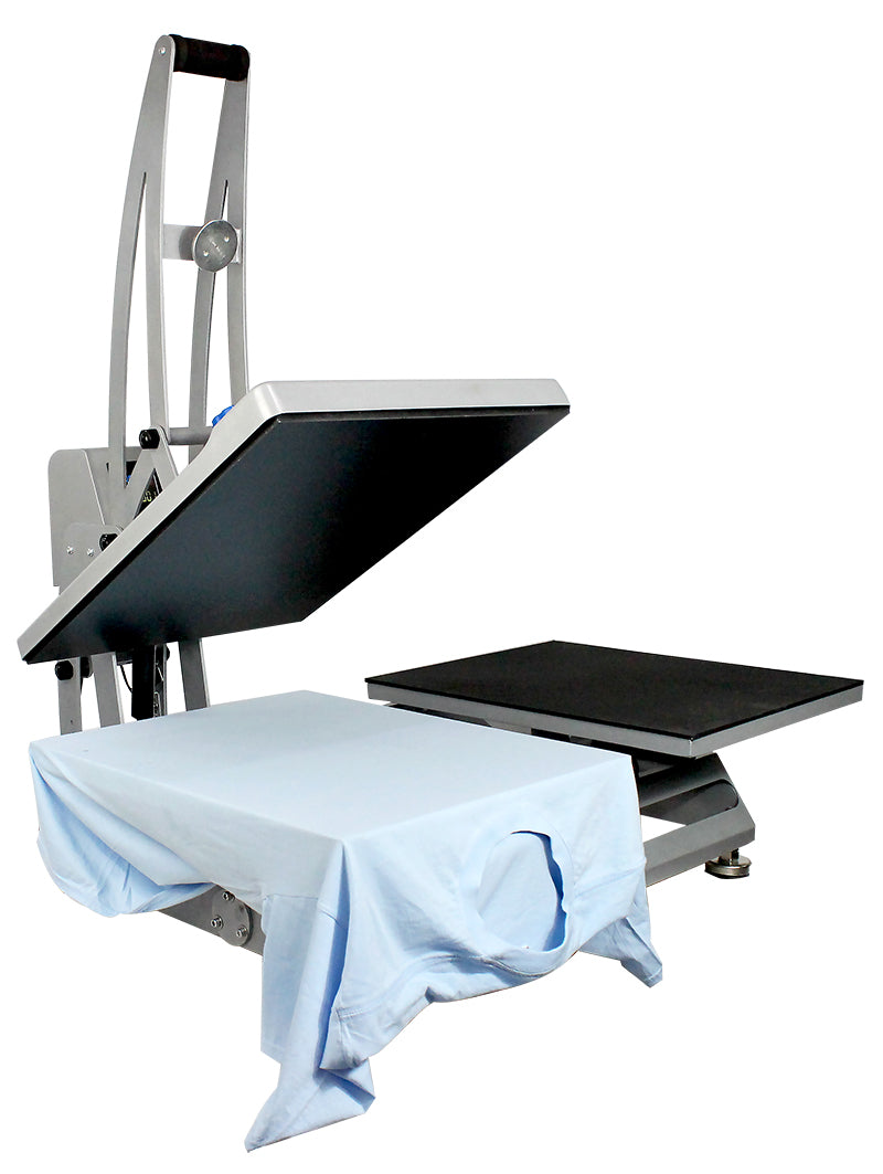15*15" Heat Press Machine Double Station Drawer Design