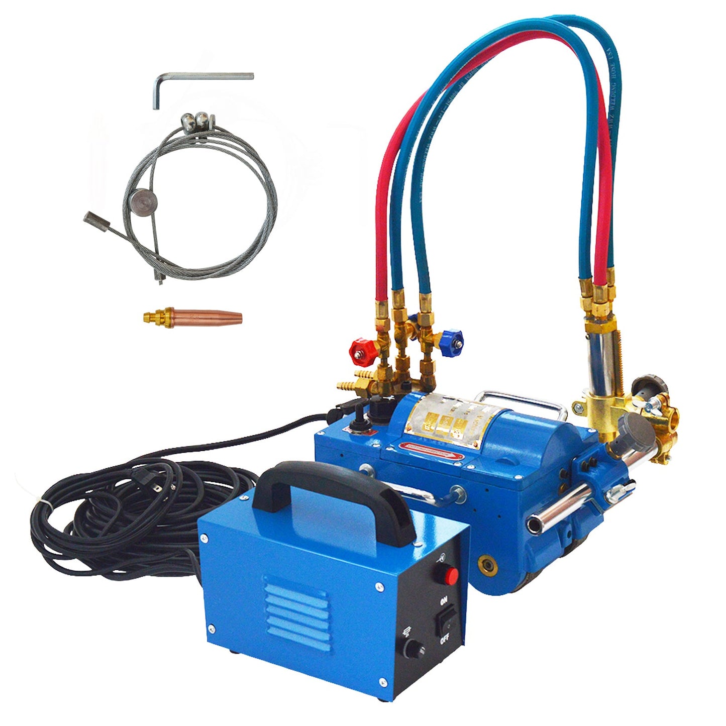 110V Electromagnetic Gas Pipe Cutting Machine Torch Burner Beveler