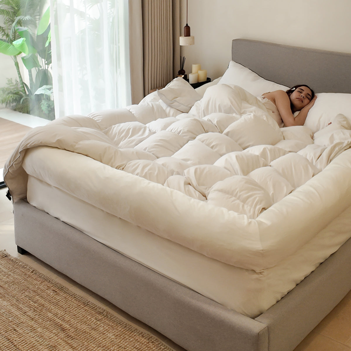 The PuffyNest™ Bordered Bed Sheet