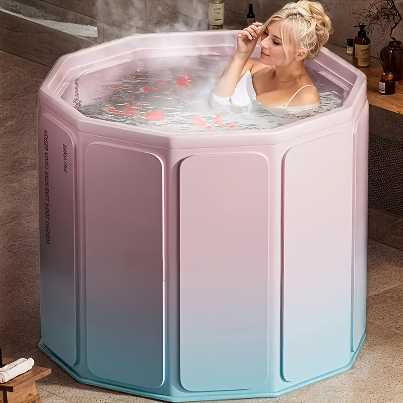 Portable Folding Bathtub for Adults, Inflatable Spa & Hot Tub TJR4P9Z