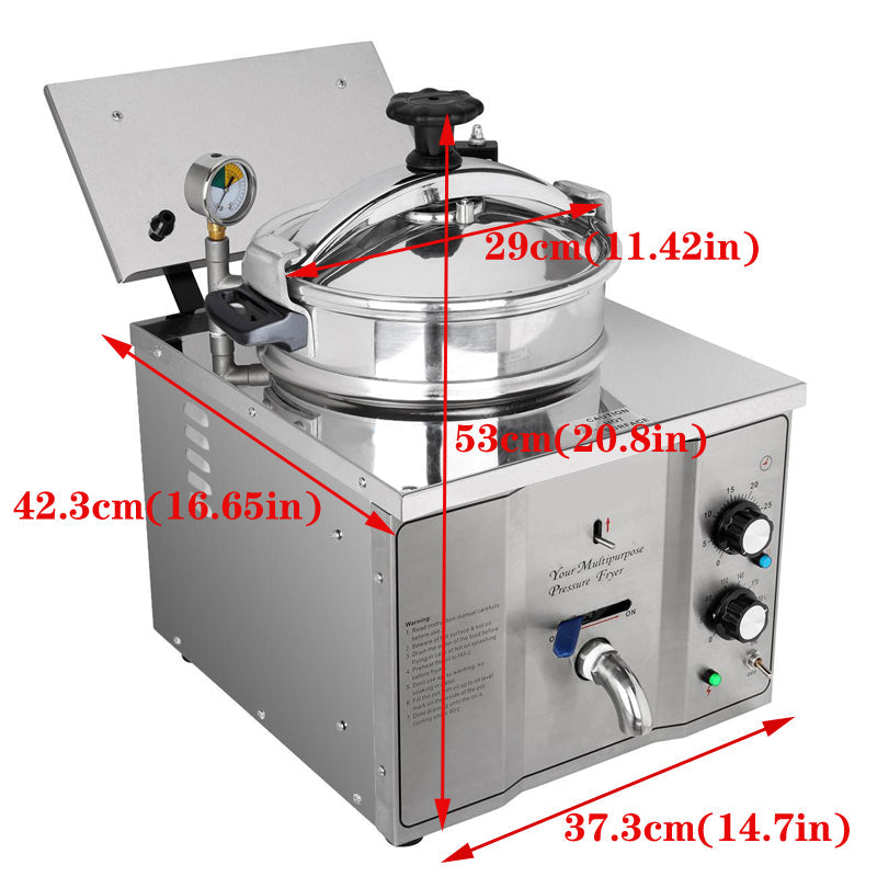 110V High Pressure Fried Chicken Stove