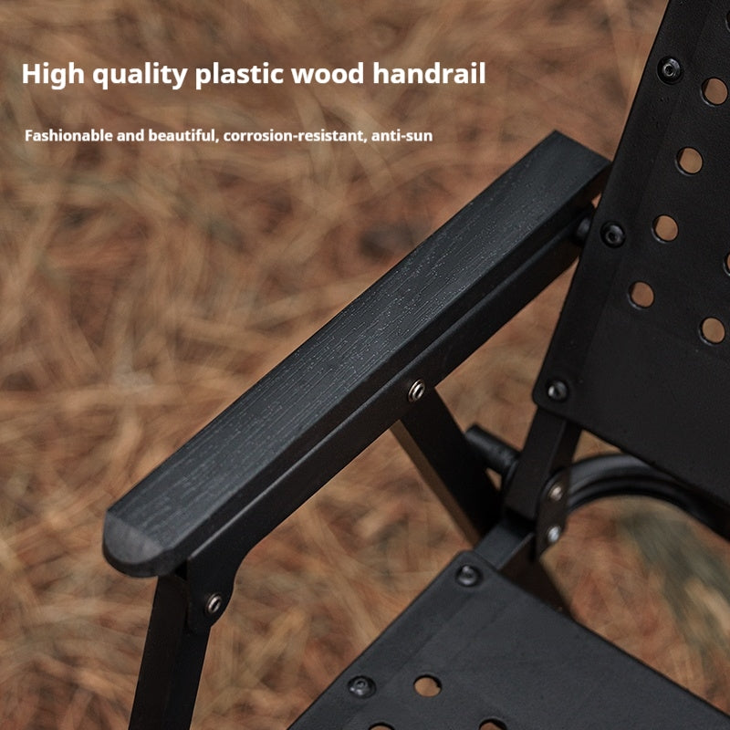 BLACKDOG HIVE Kermit Metal Chair Portable Lightweight Outdoor Folding Fishing Chair Breathable Moon Armchair Honeycomb Design Load Bearing Up To 112kg