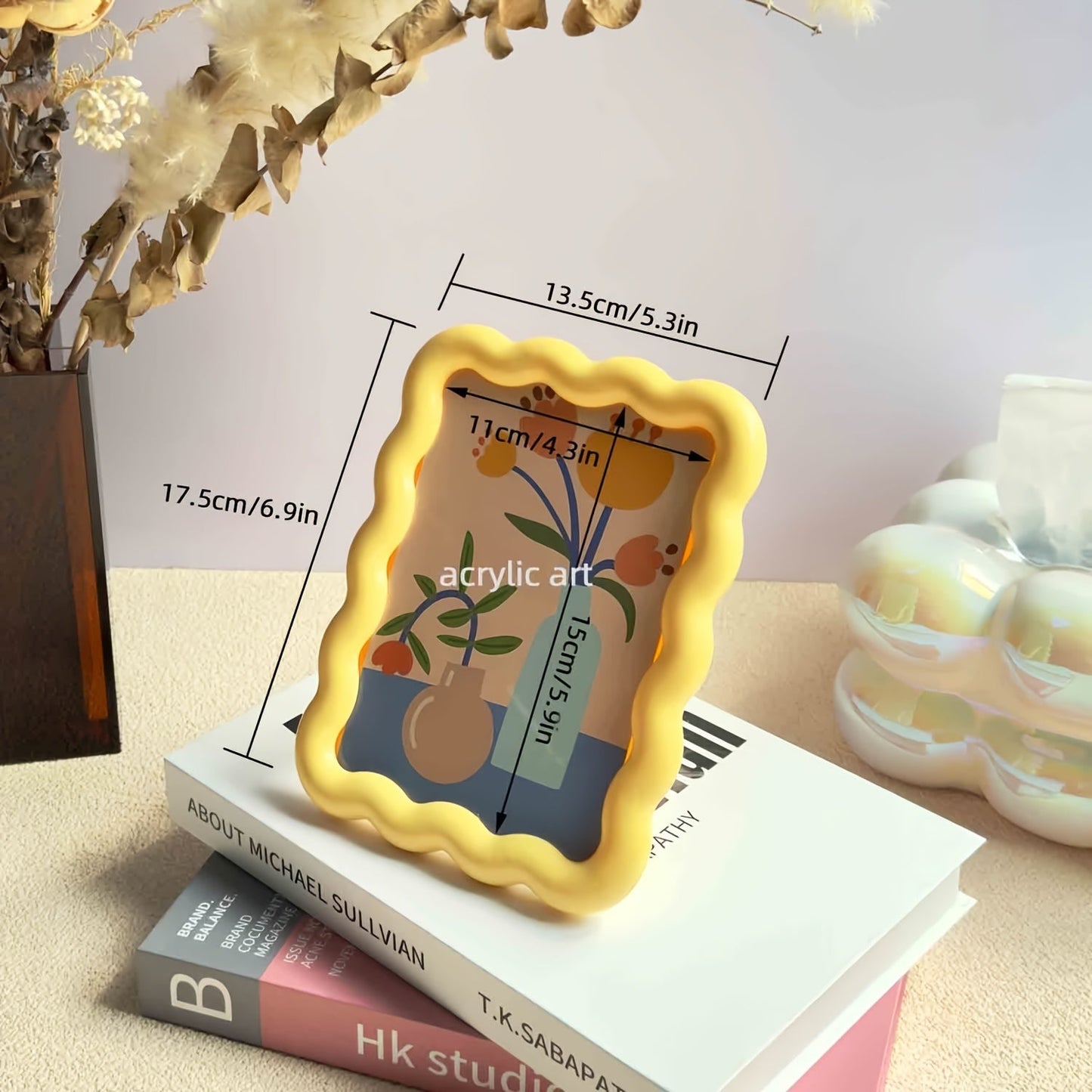 Milk Yellow Cute Decorative Photo Frame - DGU9