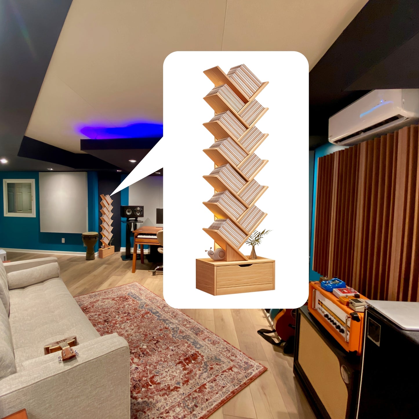 Modern Tree Bookshelf- HMT25BS