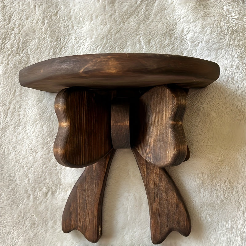 Versatile Wooden Butterfly Bow Display Stand - P2DF