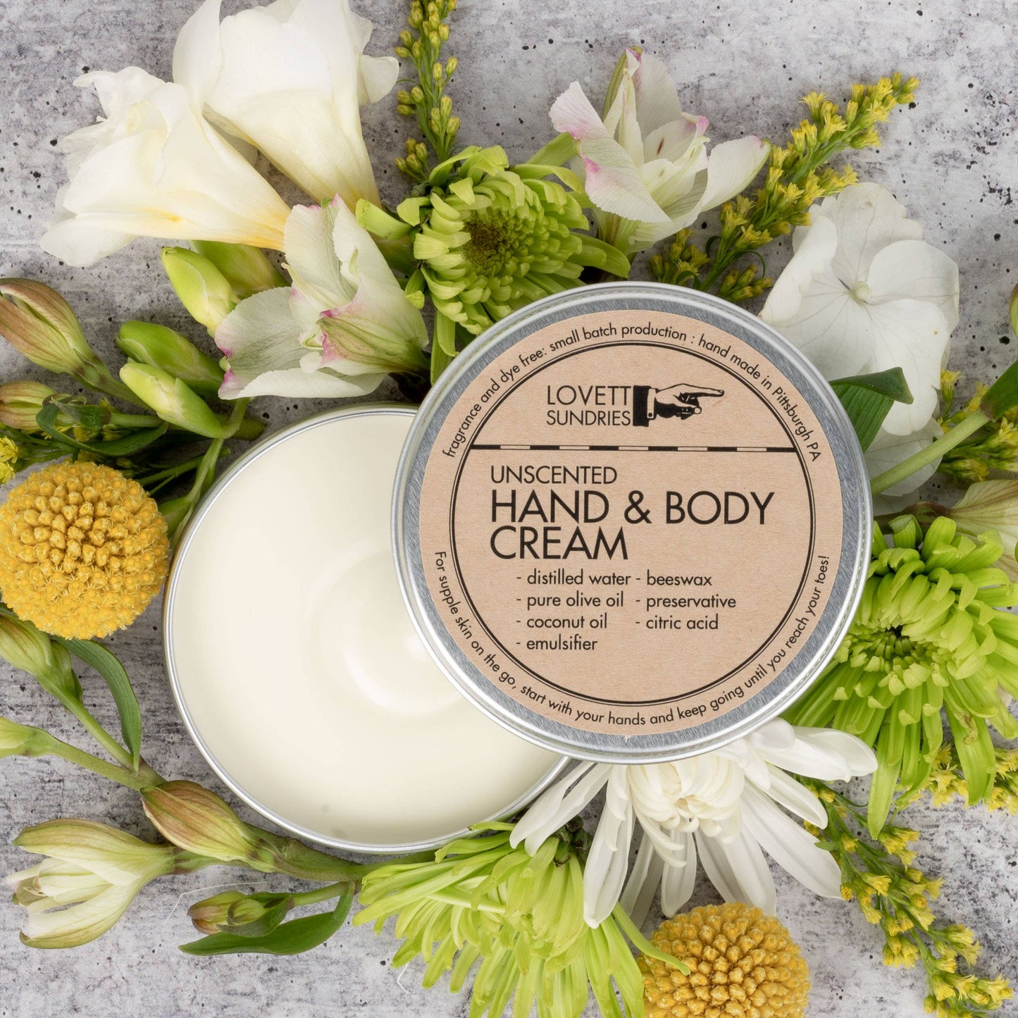 Lovett Sundries - Hand and Body Cream - Travel Size: Peppermint Rosemary